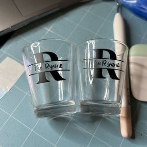 completely customizable, shot glasses